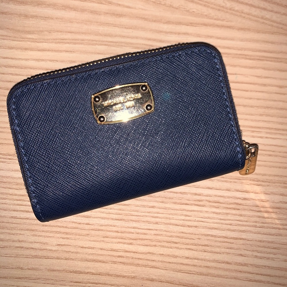 Mini Navy Blue Michael Kors wallet